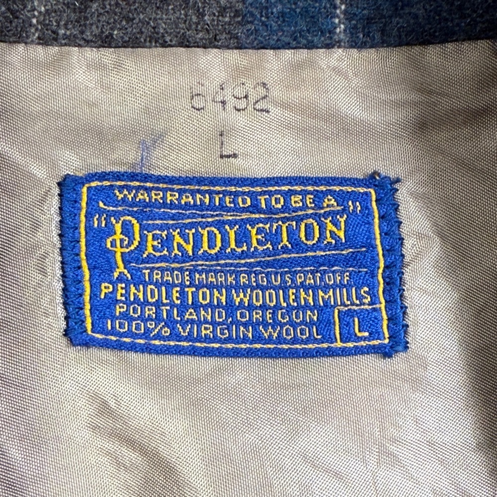 Pendleton Wool Plaid Button Up Blazer Jacket Men'… - image 3